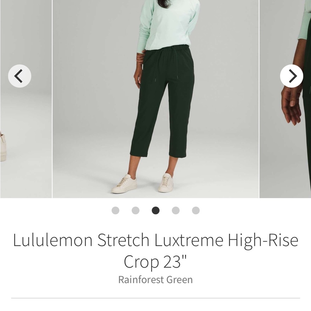 Lululemon Stretch luxtreme high rise Crop